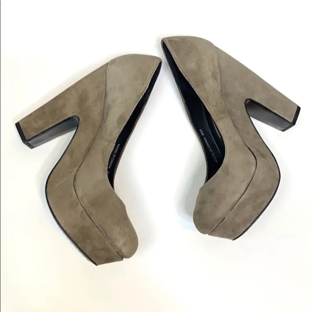 Dolce Vita Suede Platform Pumps Size 8